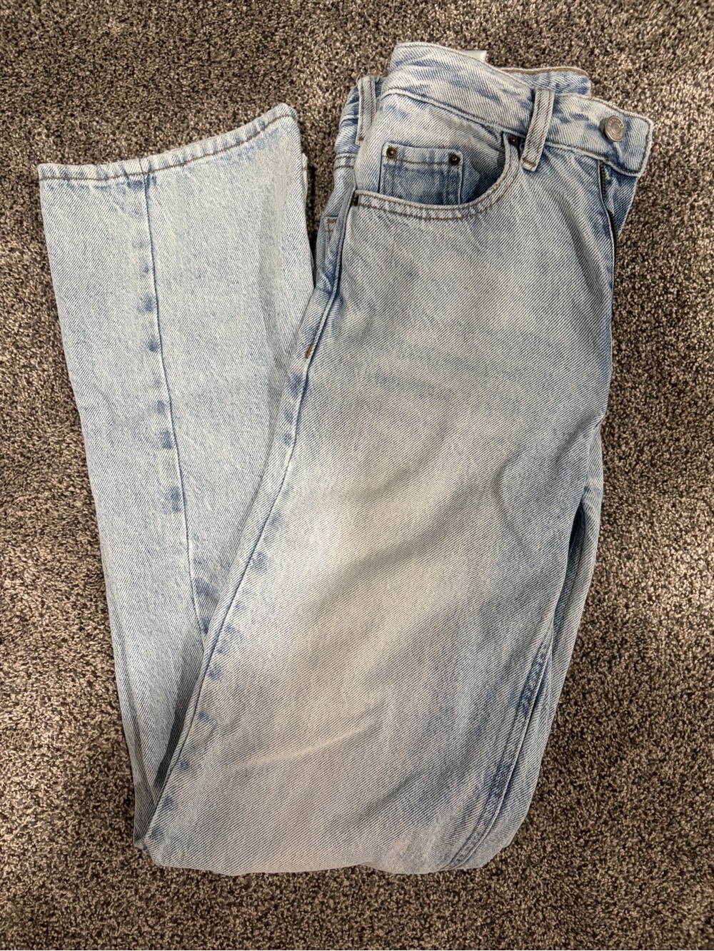 PacSun Light Blue Straight-Leg Men's Jeans